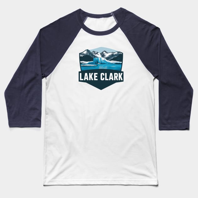 Lake Clark Alaska Baseball T-Shirt by Perspektiva